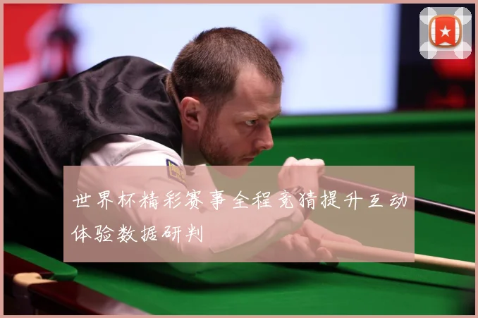 世界杯精彩赛事全程竞猜提升互动体验数据研判